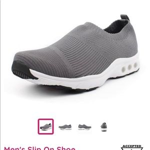 Therafit Men’s size 11 charcoal gray slip on sneaker